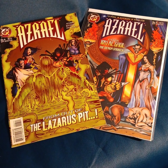 New Azrael DC Comics # 5 ,# 6 1995 Vintage - Picture 1 of 2